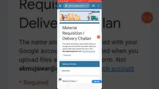 Material requisition