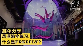 【跳伞vlog】风洞跳伞体验，Freefly练习。背飞、坐飞、倒飞，到底什么是跳伞里的freefly？