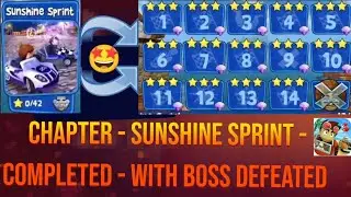 Beach Buggy Racing - Game - Chapter - Sunshine Sprint From Stages 1 To 15 With Boss - Full Gameplay 