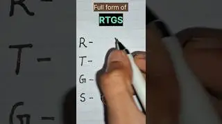 Full Form Of RTGS #rtgs #fullform #fullforms #writingskills #writingtips #gkfullform #gkinhindi #gk