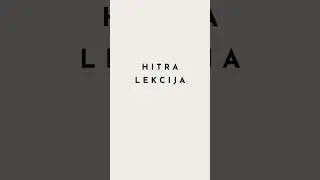 Hitra lekcija (2) - GROOVE