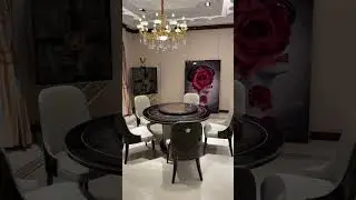 Luxury Furniture . Versace Home, Sofa,Chair,Dinning Table. #diningtable #woodentable #luxuryhomes