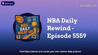 NBA Daily Rewind - Episode 5559 | Airout AI Featured Podcasts