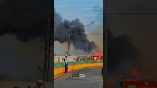 Raipur Fire News 🔥😱 CSPDCL Transformer Godown में लगा आग - पूरे शहर में धुवा ही धूवा #shorts #cspdcl