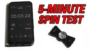 FIDGET 5-MINUTES TEST with Stealth Spinners B2 Fidget - LONGEST SPIN TIME Review