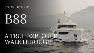 Bering 88 Exterior & Engine Room Tour | Inside a True Ocean-Crossing Explorer