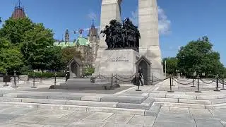 Sentries at the Tomb of the Unknown Soldier - Ottawa, Canada 22 July 2023