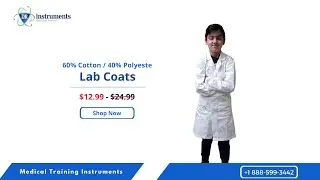 DR Instruments Kids Lab Coat White 7
