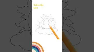 How to Draw a Happy Sun! Kids Art Lesson