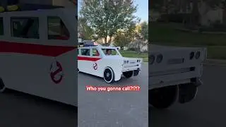 Kids ghostbusters ecto 1 car, ghostbusters car DIY #ghostbusters #ecto1 #kidshalloween #halloween