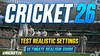 Cricket 26 Test Slider settings | Punishing Mistakes & Dynamic Pitch Behavior