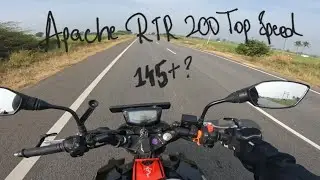 Apache rtr 200 4v | Top speed check | top speed 145+? | #subscribe #likesharesubscribe #support 