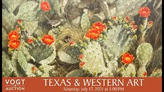 Helen Hunter's Iconic Prickly Pear Paintings | Texas & Western Art Auction, July 17, 2021