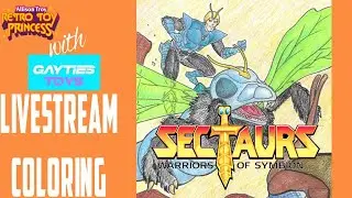 Sectaurs Livestream Coloring with Gayties Toys