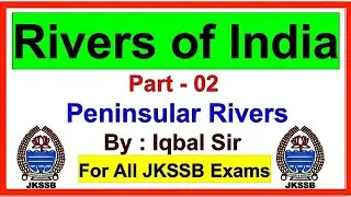 Rivers of India || Part-2 || Peninsular Rivers || VLW Classes