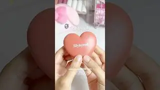 Heart blush 🫶🏻 #makeup #aesthetic #kbeauty #yesstyle #makeupvideo #swatches #aesthetic #blush