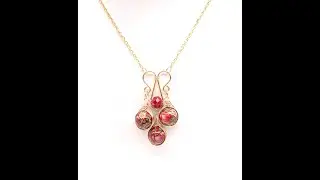 Tensha Bead Wire Pendant Tutorial