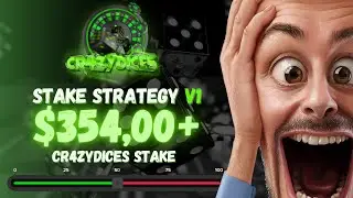 Stake Dice Strategy $354 profit on Live