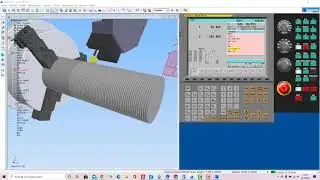 CNC TORNADA MAKRO İLE VİDA AÇMA