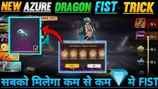 New legendary royale freefire || azure dragon fist skin freefire | freefire new event | ff new event