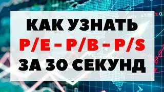 КАК УЗНАТЬ P/E, P/B и P/S за 30 СЕКУНД? Как быстро найти финансовые коэффициенты предприятий