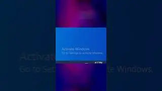 🔧Jak usunąć znak wodny ,, Aktywuj system windows'' z prawego dolnego rogu #shorts