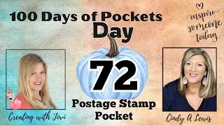 100 Days of Pockets DAY 72 Postage Stamp Pocket