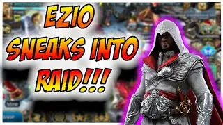 RaidxAssasinsCreed: Эцио Аудиторе присоединяется к Телерии! Подробный разбор его способностей!