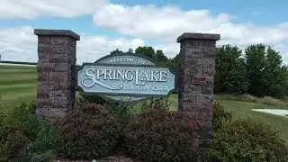 Spring Lake Golf & Country Club, Wall Lake Iowa..  Quick flyover holes 1 - 9