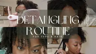 How to Pre-Poo & Detangle Type 4 Hair Like a Pro