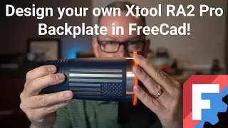 Use FreeCad to Design and 3D print a Rotary Chuck Backplate for your Xtool RA2 Pro!