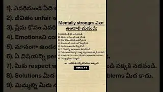 Mental health tips #telugu #english #shorts #viral #viralshorts #mentalhealth #depression #health