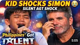 AGT Fell Completely Silent&hellip; Filipino Kid&rsquo;s Lupang Hinirang Made Simon Cowell Cry 😢🇵🇭 | Part 2