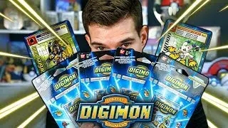 Wir &ouml;ffnen Digimon Booster aus dem Jahre 1999 🔥😍