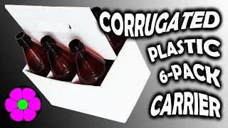 DIY Corrugated Plastic 6-Pack Carrier for Home Brews