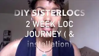 Sisterloc / Microloc / Braidloc 2 Week Loc Update / Installation Talk