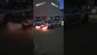 LBWK R35 ИЗВЕРГАЕТ ПЛАМЯ ⛽️❤️&zwj;🔥| #cars #shortsfeed #gtr #automobile