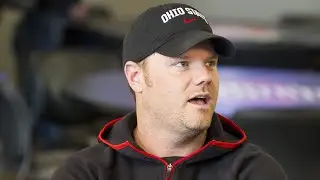 Ohio State Offensive Line Coach Justin Frye Wraps Up Spring Practice