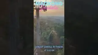 MaoKong Gondola Timelapse | Longest Gondola in Taiwan