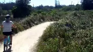 Self guided ride through the Spit, Federation Walk, Main Beach, Gold Coast, Australia