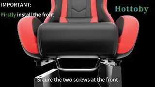 Hottoby Red Racing seat fit for Solid mount installation video