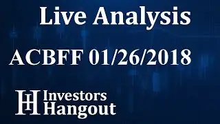 ACBFF Stock Live Analysis 01-26-2018
