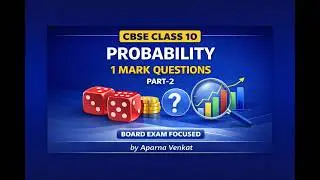 Probability 1 Mark Questions Part-2 | CBSE Class10| Previous Year Questions | Maths Mastery Series