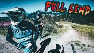 My FAVOURITE DOWNHILL Trail in Portes du Soleil | Roadtrip Day 6 | Morgins