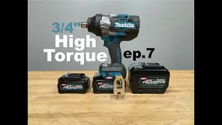 4-скоростной ударный гайковерт Makita XGT с высоким крутящим моментом, фрикционное кольцо, 3/4 дюйма | GWT01 | эп. 7
