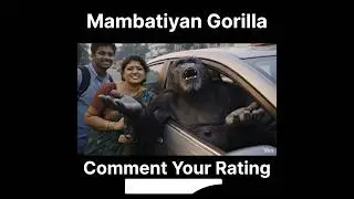 5 Star கிடைச்சாச்சு Mambatiyan Tamil Black Gorilla| Chennai Taxi Comedy #aitamilcomedy #ai #animals