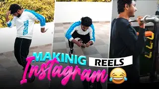 TRIED MAKING INSTAGRAM REELS FOR THE FIRST TIME 😥 || GYM SESSION WITH LEADER! - HYDRA ALPHA VLOGS!