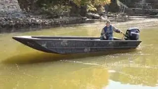 2013 Lowe Frontier 1756DLX Duck Boat