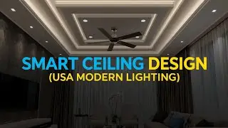Contemporary Ceiling Design Ideas with Smart Lighting | Modern USA Interior Trends 2025