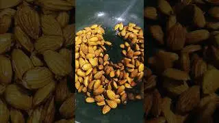 evening snacks 🥰#roasted makhana #roasted almonds #shortvideo